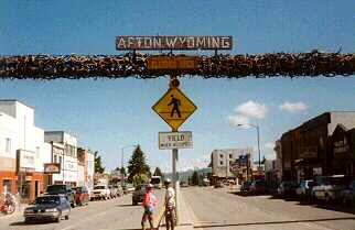 Antler arch at Afton